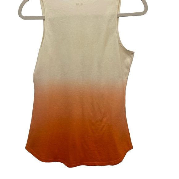 Ana Sequined Orange,Peach & Cream Ombré Sleeveless Top Size XS - Picture 3 of 5
